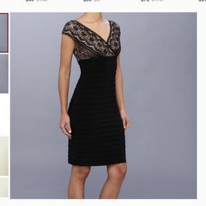 Adrianna Papell Lace Banded Dress